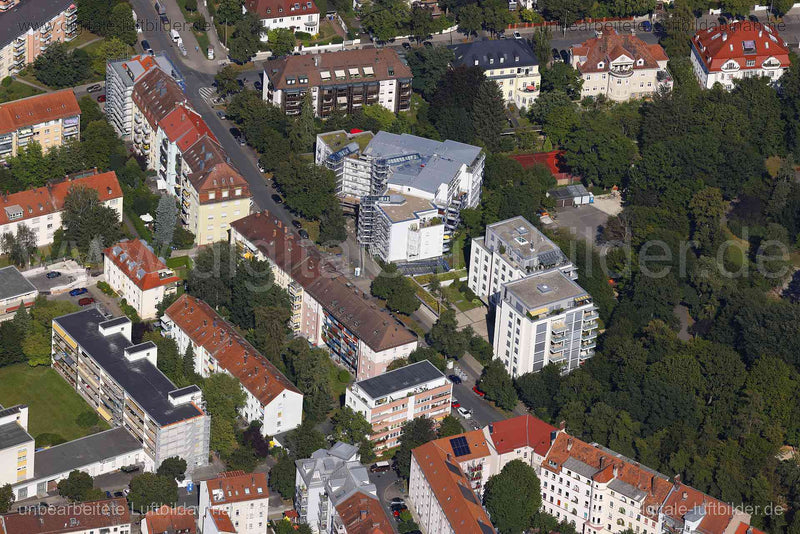 Luftaufnahme Am Stadtpark in Nürnberg | Mittelfranken, Bayern