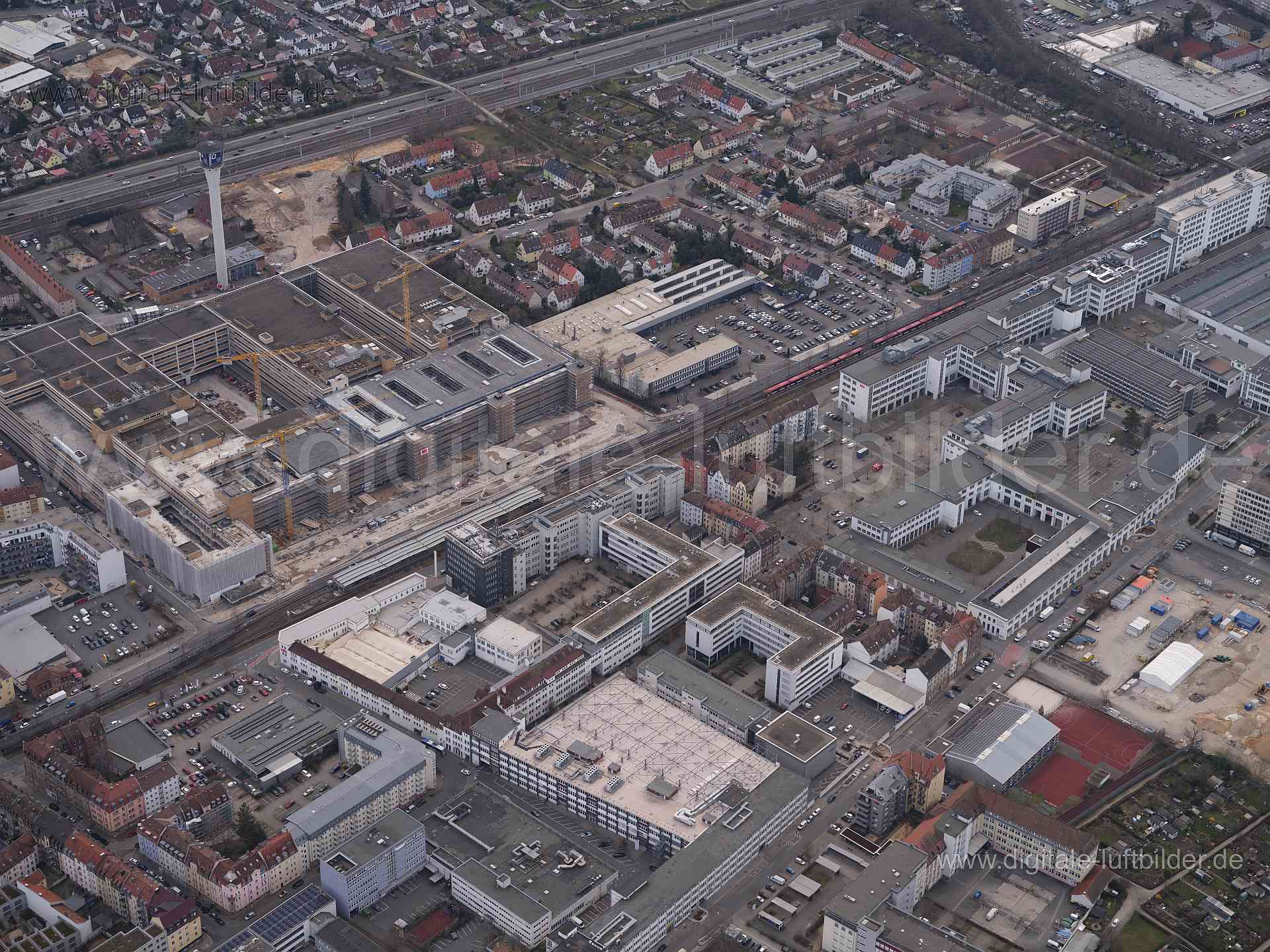 Luftaufnahme Auf AEG in Nürnberg | Mittelfranken, Bayern
