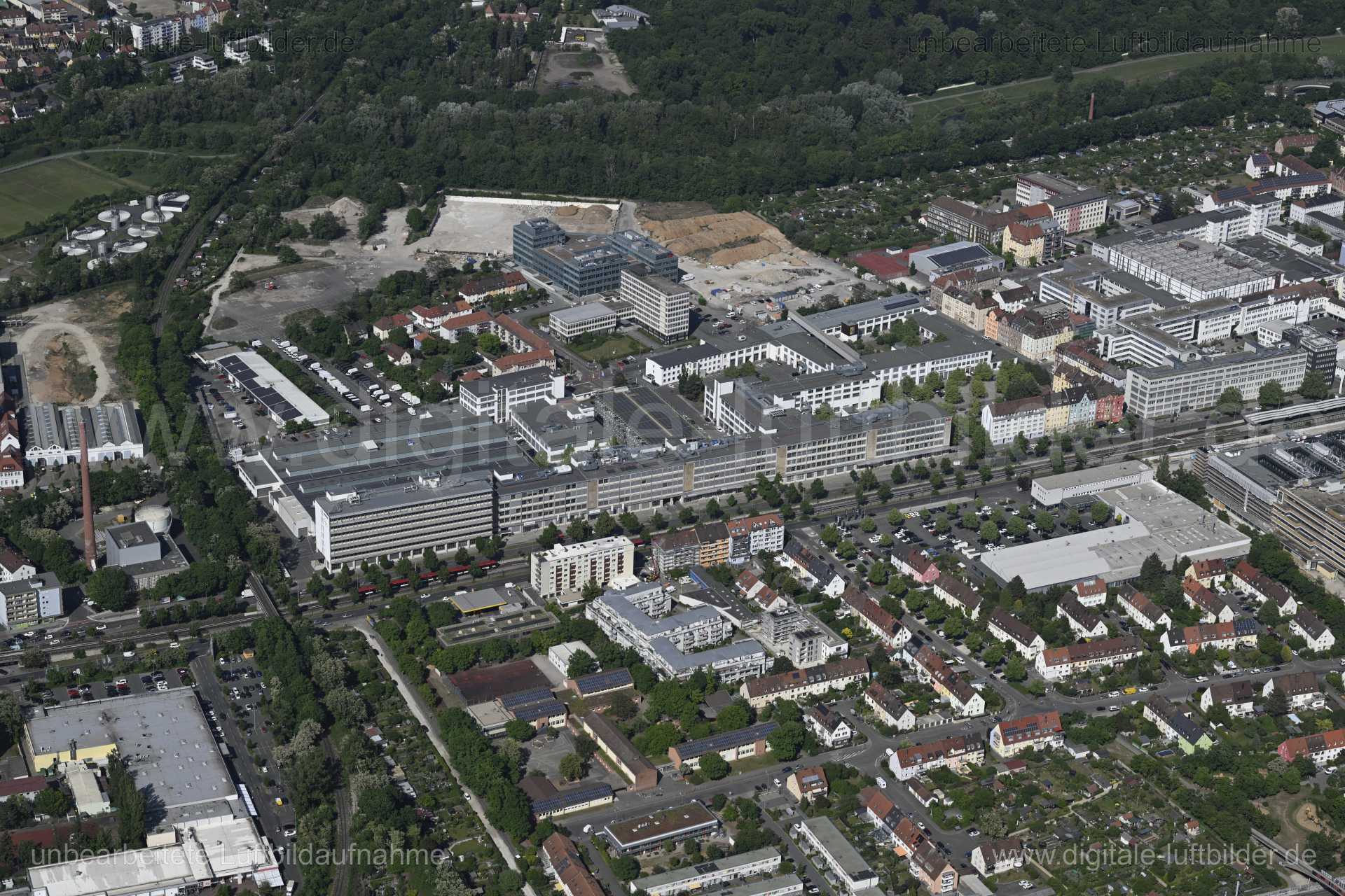 Luftaufnahme Auf AEG in Nürnberg | Mittelfranken, Bayern