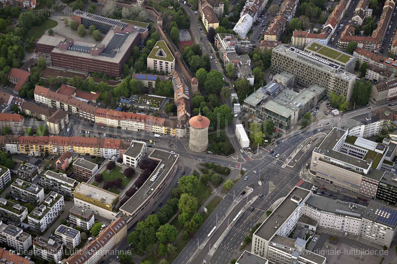 Luftaufnahme Aufer Torturm in Nürnberg | Mittelfranken, Bayern