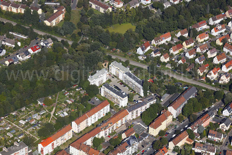 Luftaufnahme Bertastraße in Nürnberg | Mittelfranken, Bayern