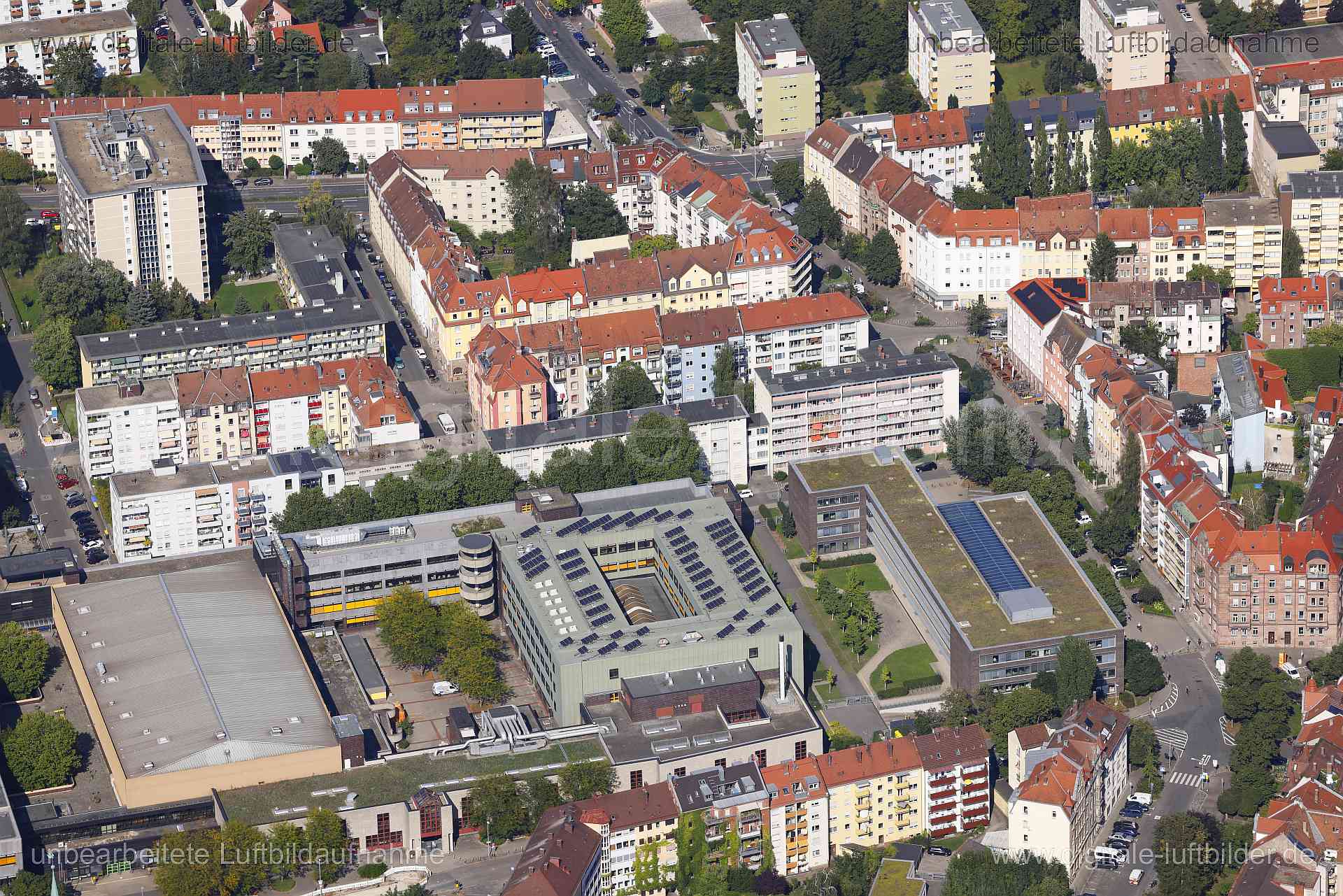 Luftaufnahme Berufsbildungszentrum Nürnberg in Nürnberg | Mittelfranken, Bayern