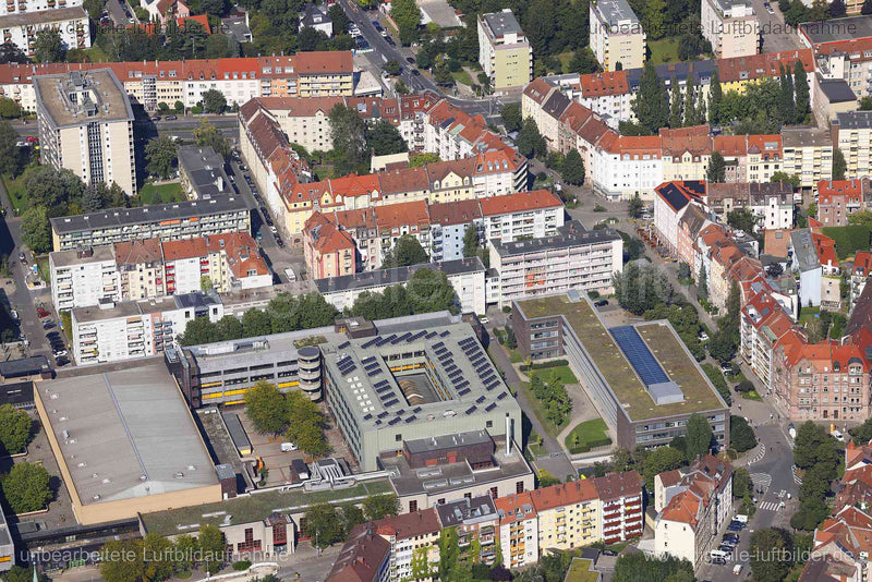 Luftaufnahme Berufsbildungszentrum Nürnberg in Nürnberg | Mittelfranken, Bayern