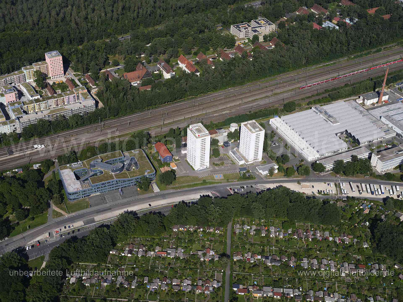 Luftaufnahme Beuthener Straße in Nürnberg | Mittelfranken, Bayern