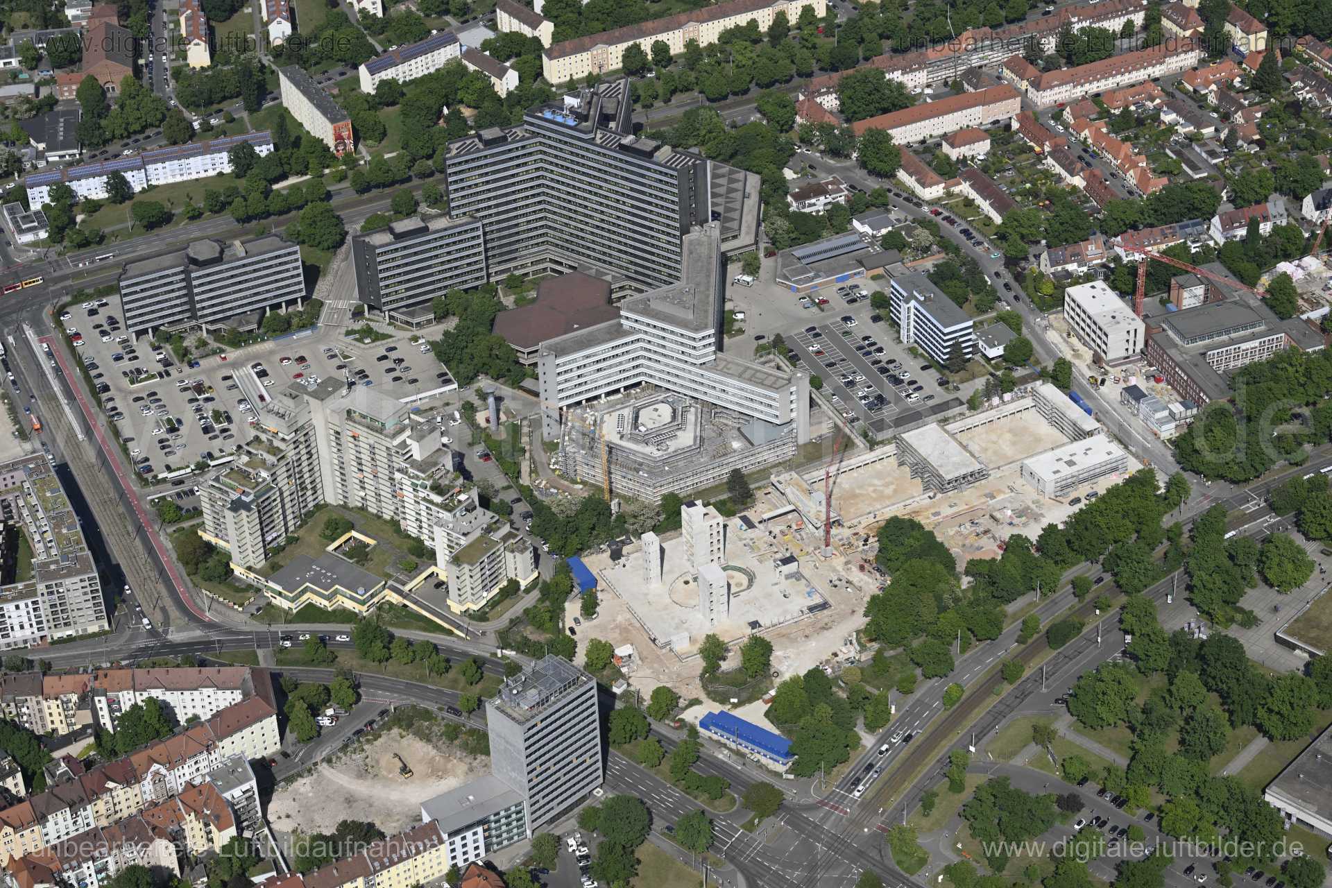 Luftaufnahme Bundesagentur für Arbeit in Nürnberg | Mittelfranken, Bayern