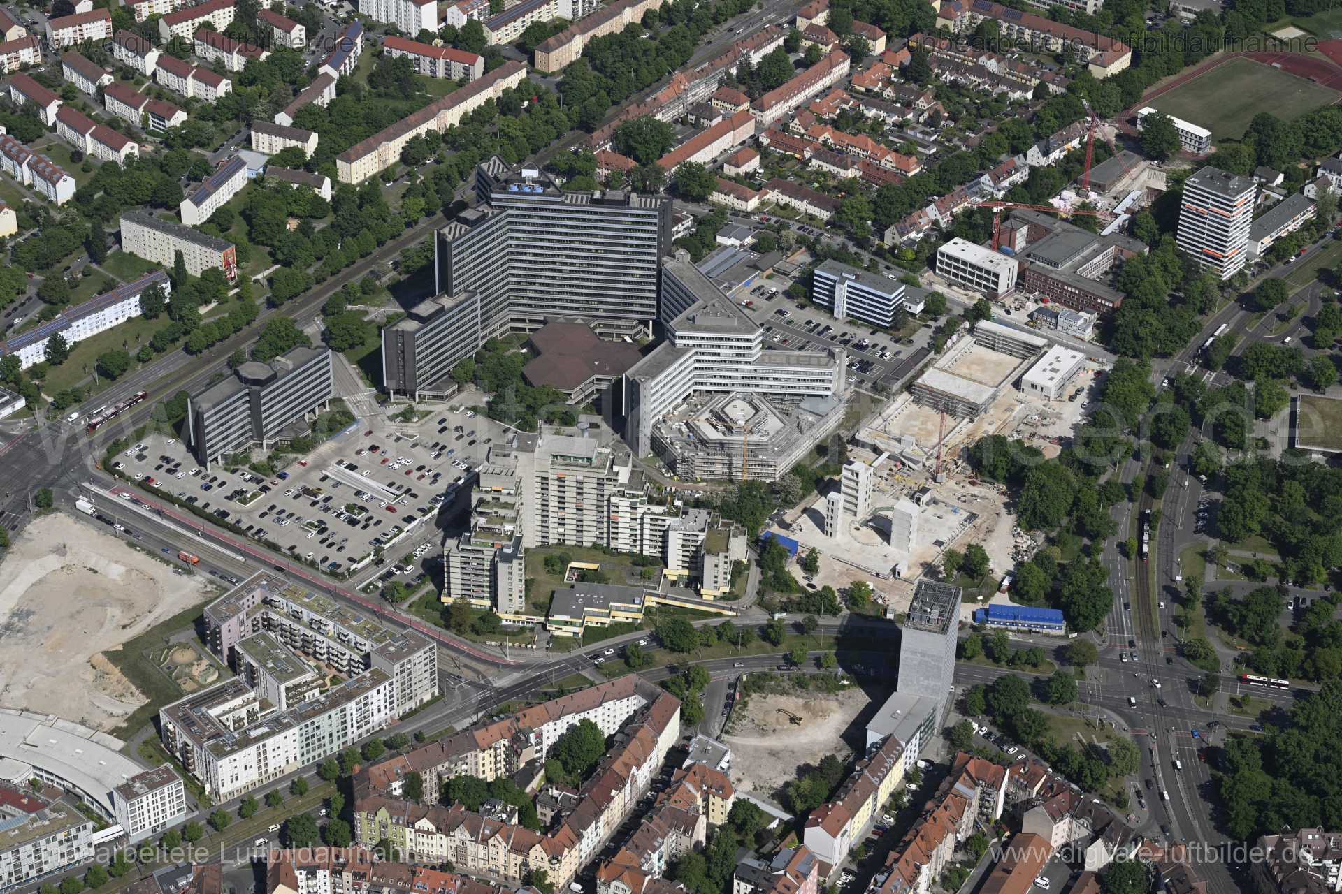Luftaufnahme Bundesagentur für Arbeit in Nürnberg | Mittelfranken, Bayern