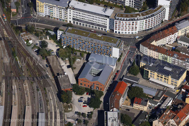Luftaufnahme Bundeseisenbahvermögen in Nürnberg | Mittelfranken, Bayern