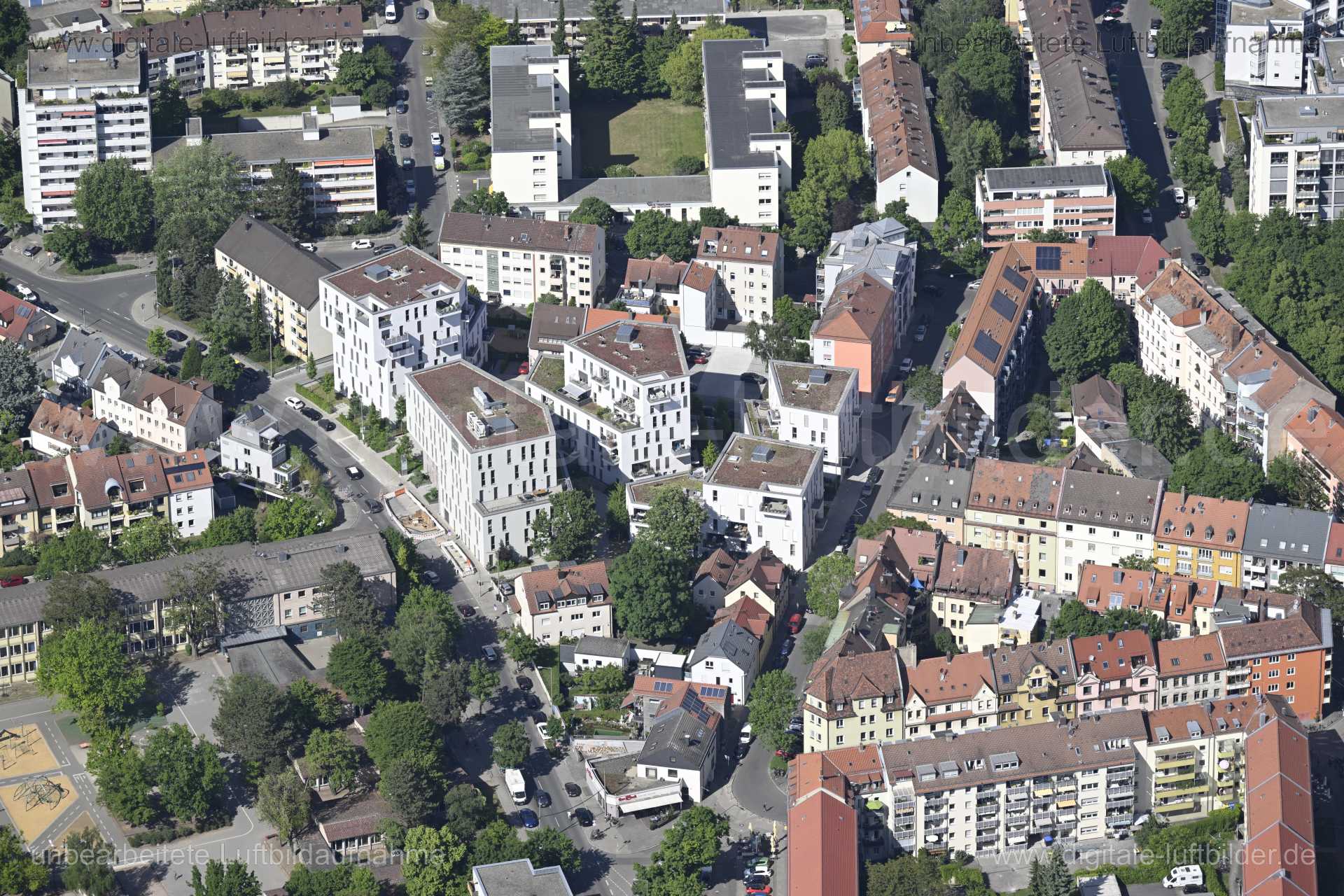 Luftaufnahme Carlina Park in Nürnberg | Mittelfranken, Bayern