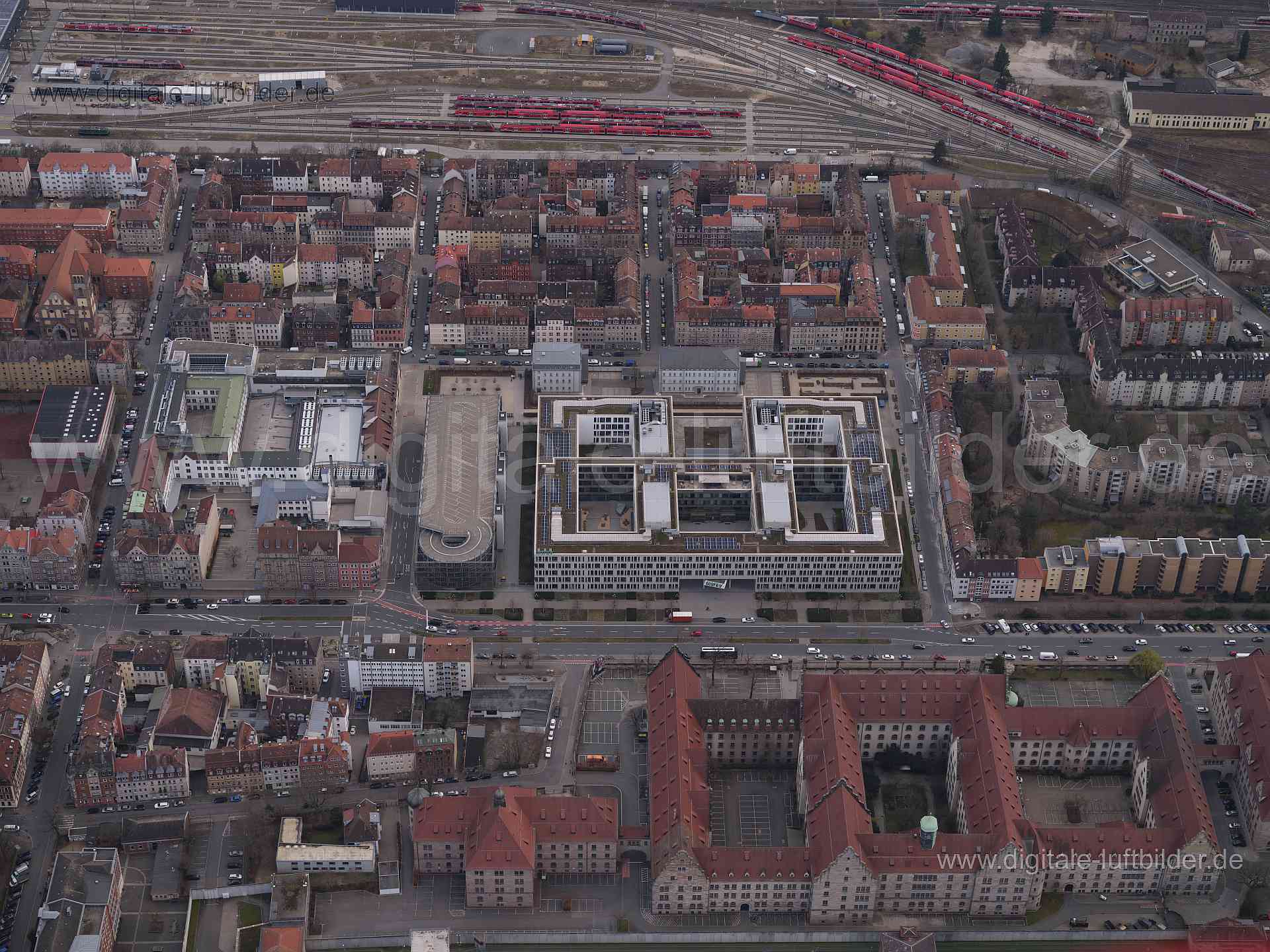 Luftaufnahme Datev IT-Campus 111 in Nürnberg | Mittelfranken, Bayern