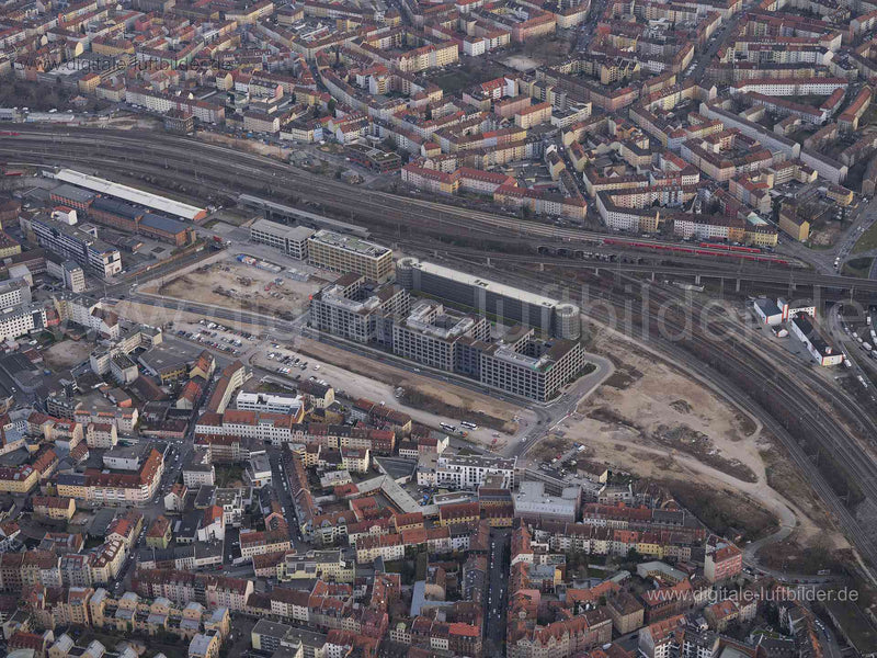 Luftaufnahme Datev Orange Campus in Nürnberg | Mittelfranken, Bayern