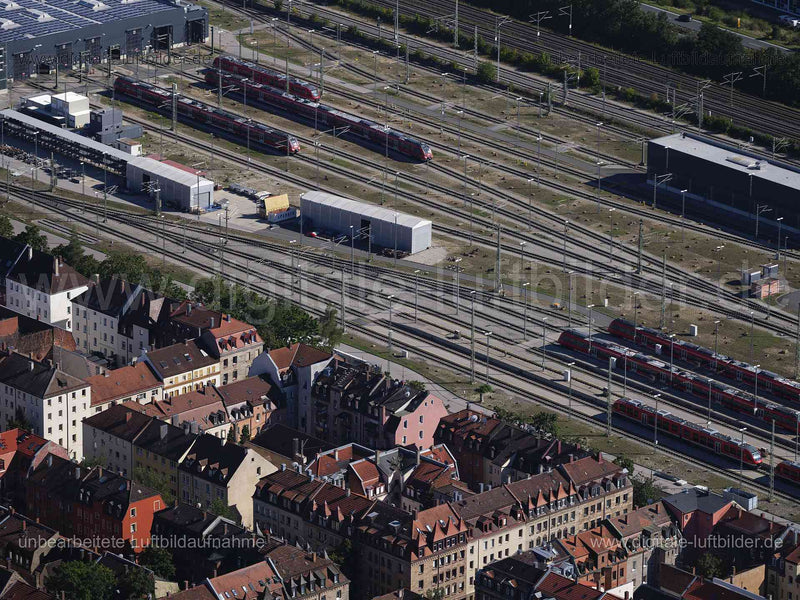 Luftaufnahme DB Werkstatt in Nürnberg | Mittelfranken, Bayern