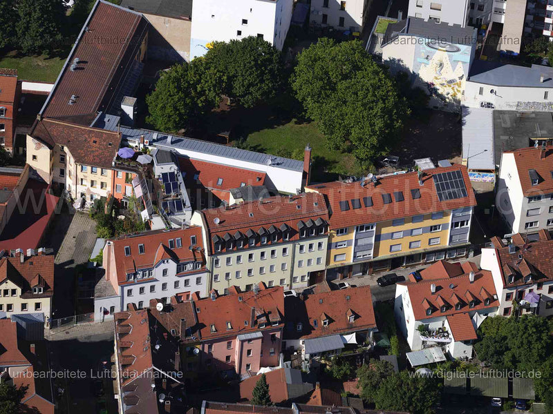 Luftaufnahme Eberhardshofstraße in Nürnberg | Mittelfranken, Bayern