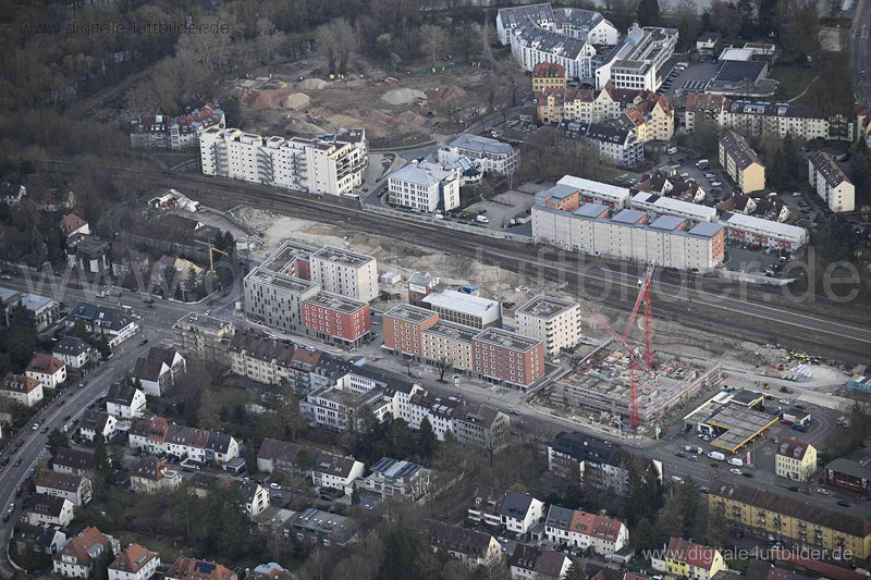 Luftaufnahme ehem. Branntweinareal in Nürnberg | Mittelfranken, Bayern