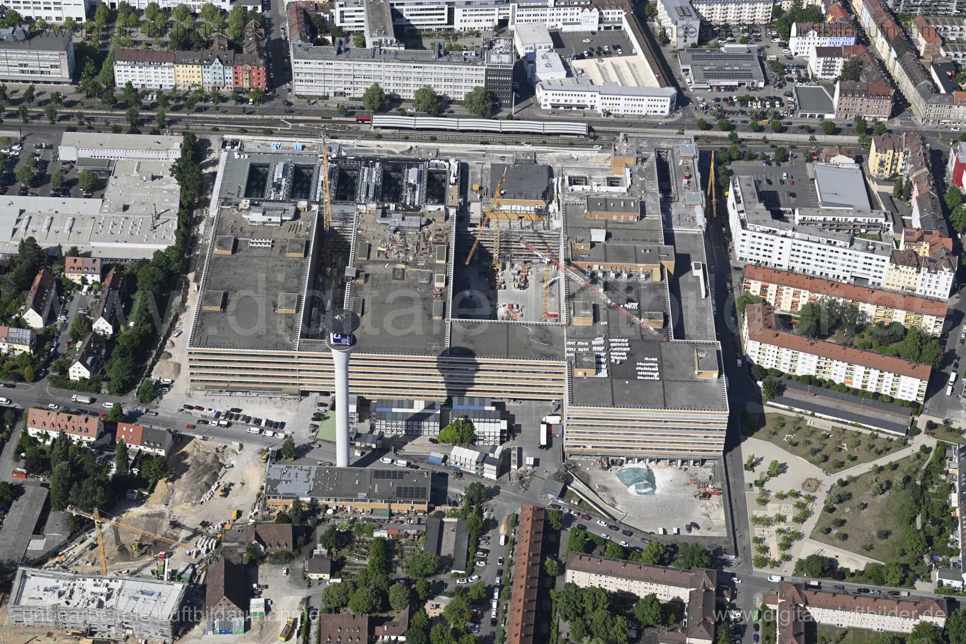 Luftaufnahme ehem. Quelle in Nürnberg | Mittelfranken, Bayern