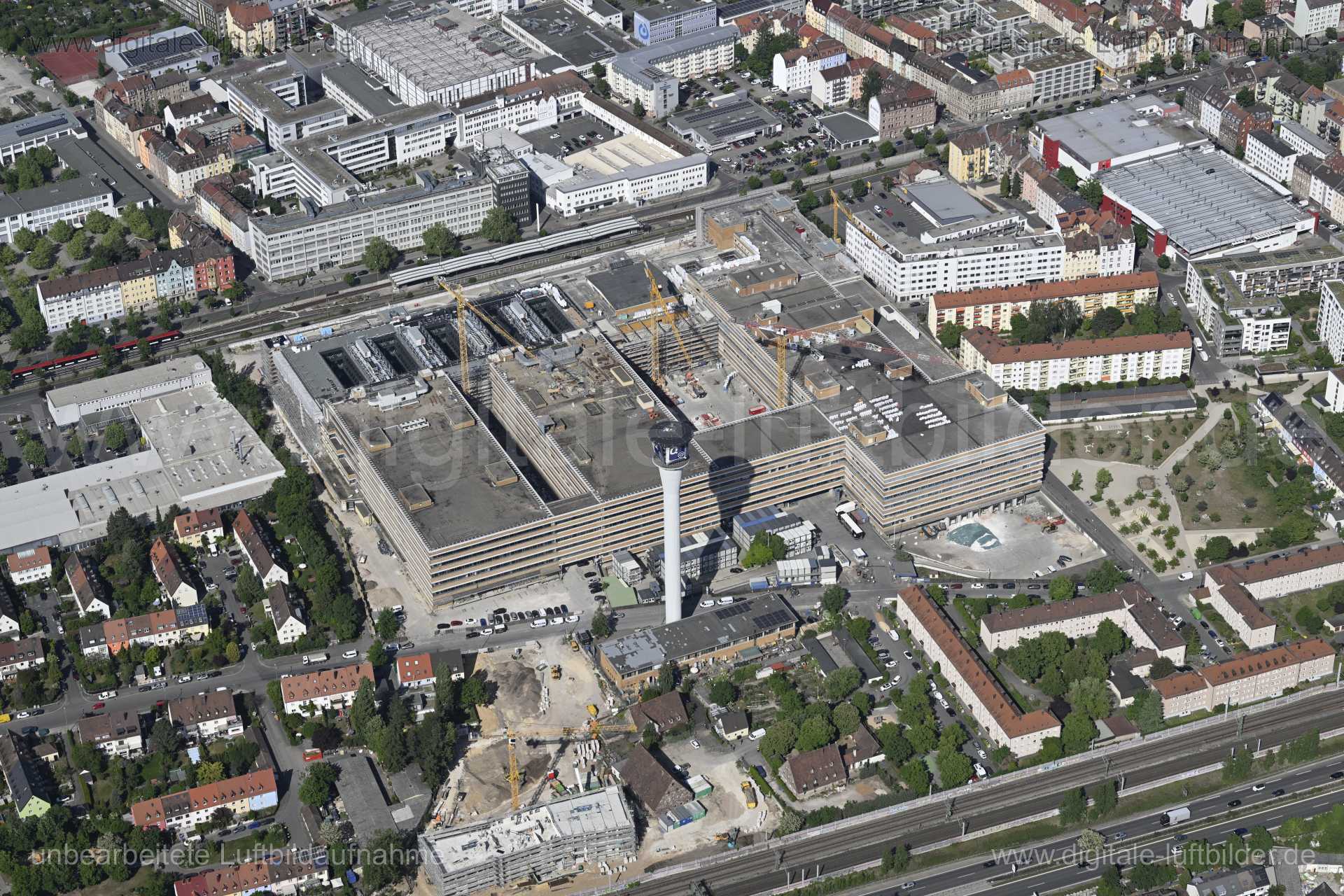 Luftaufnahme ehem. Quelle in Nürnberg | Mittelfranken, Bayern