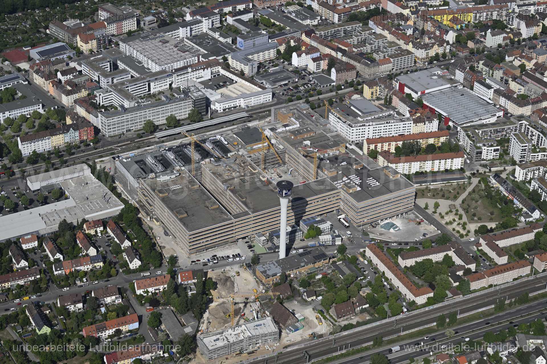 Luftaufnahme ehem. Quelle in Nürnberg | Mittelfranken, Bayern