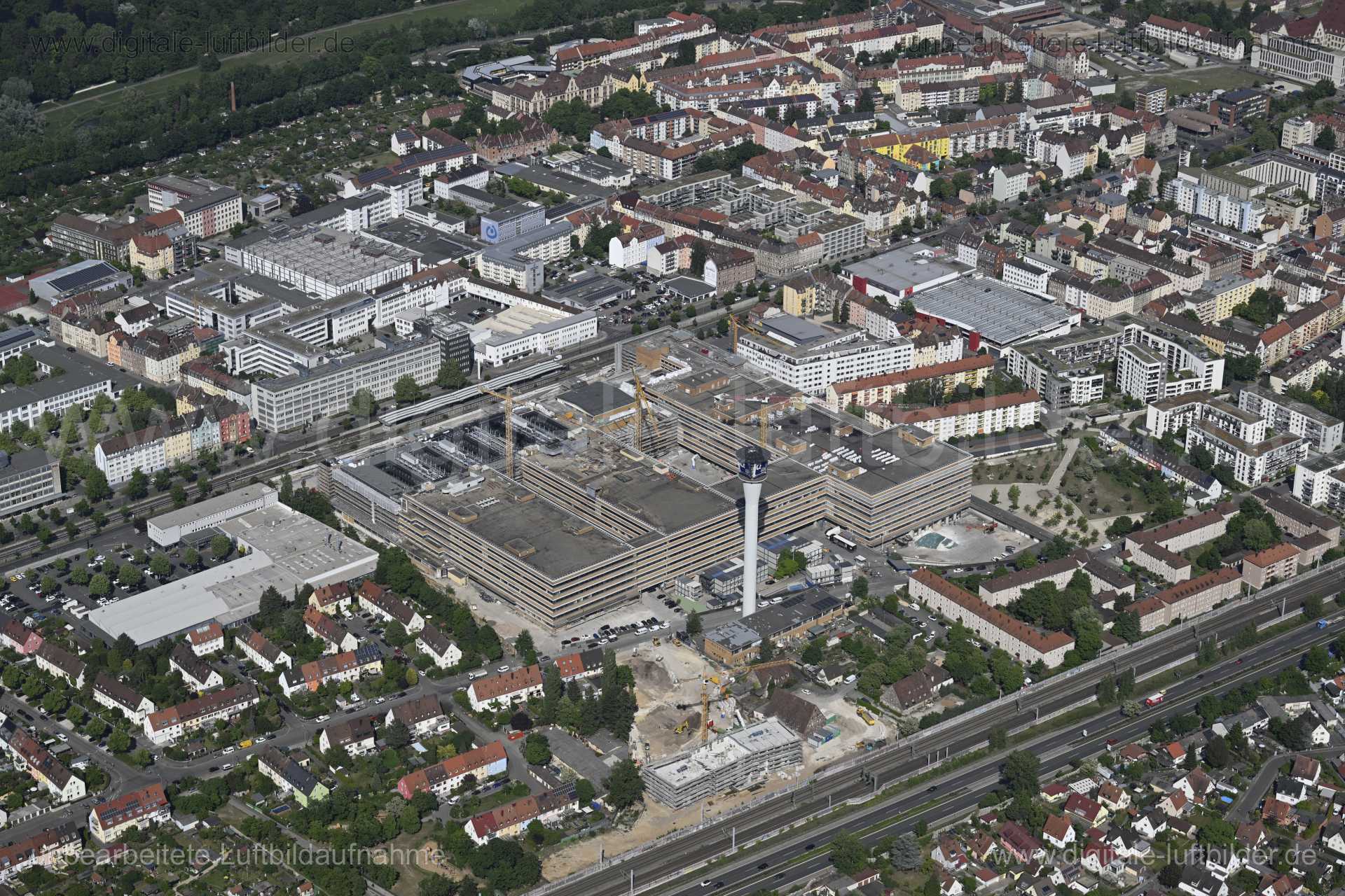 Luftaufnahme ehem. Quelle in Nürnberg | Mittelfranken, Bayern