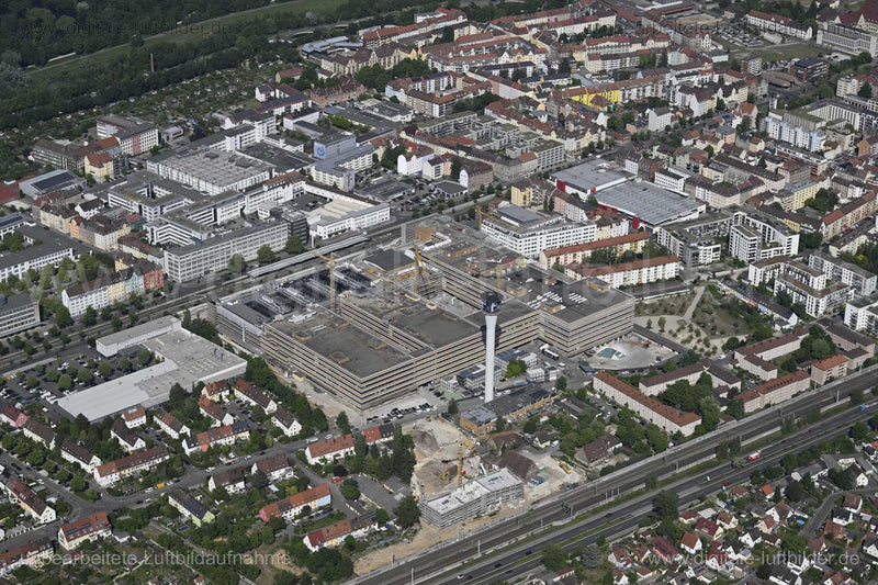 Luftaufnahme ehem. Quelle in Nürnberg | Mittelfranken, Bayern
