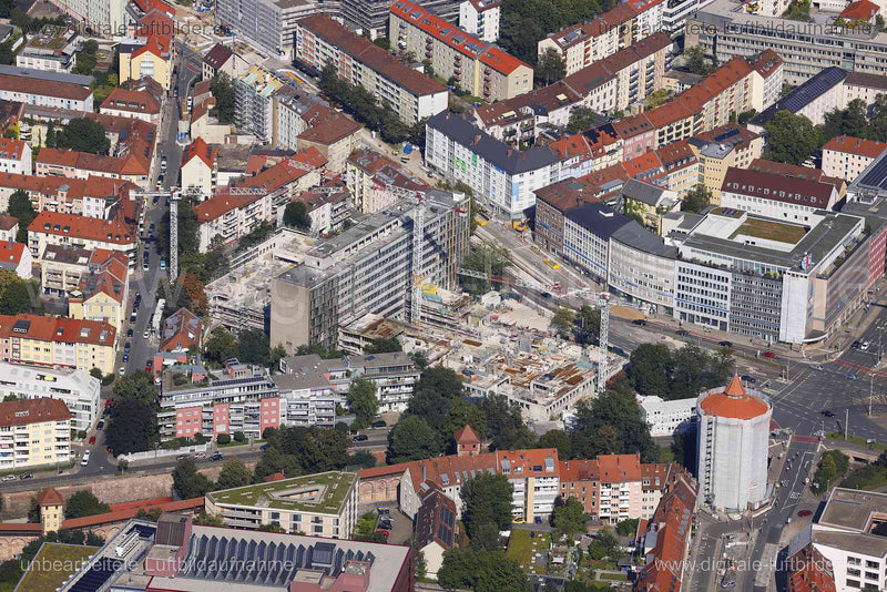 Luftaufnahme ehem. Telekom in Nürnberg | Mittelfranken, Bayern