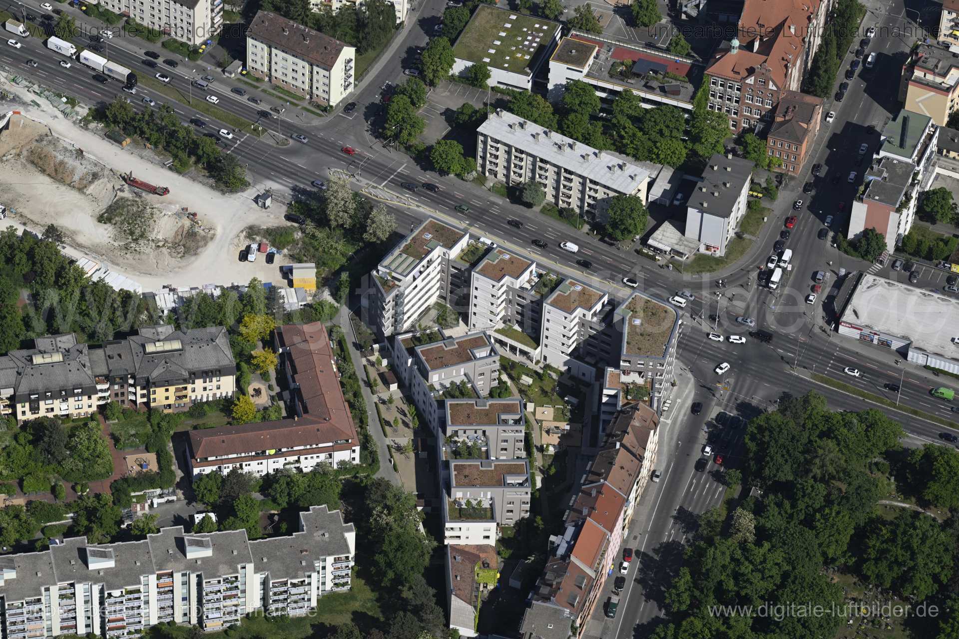 Luftaufnahme Flora 54 in Nürnberg | Mittelfranken, Bayern