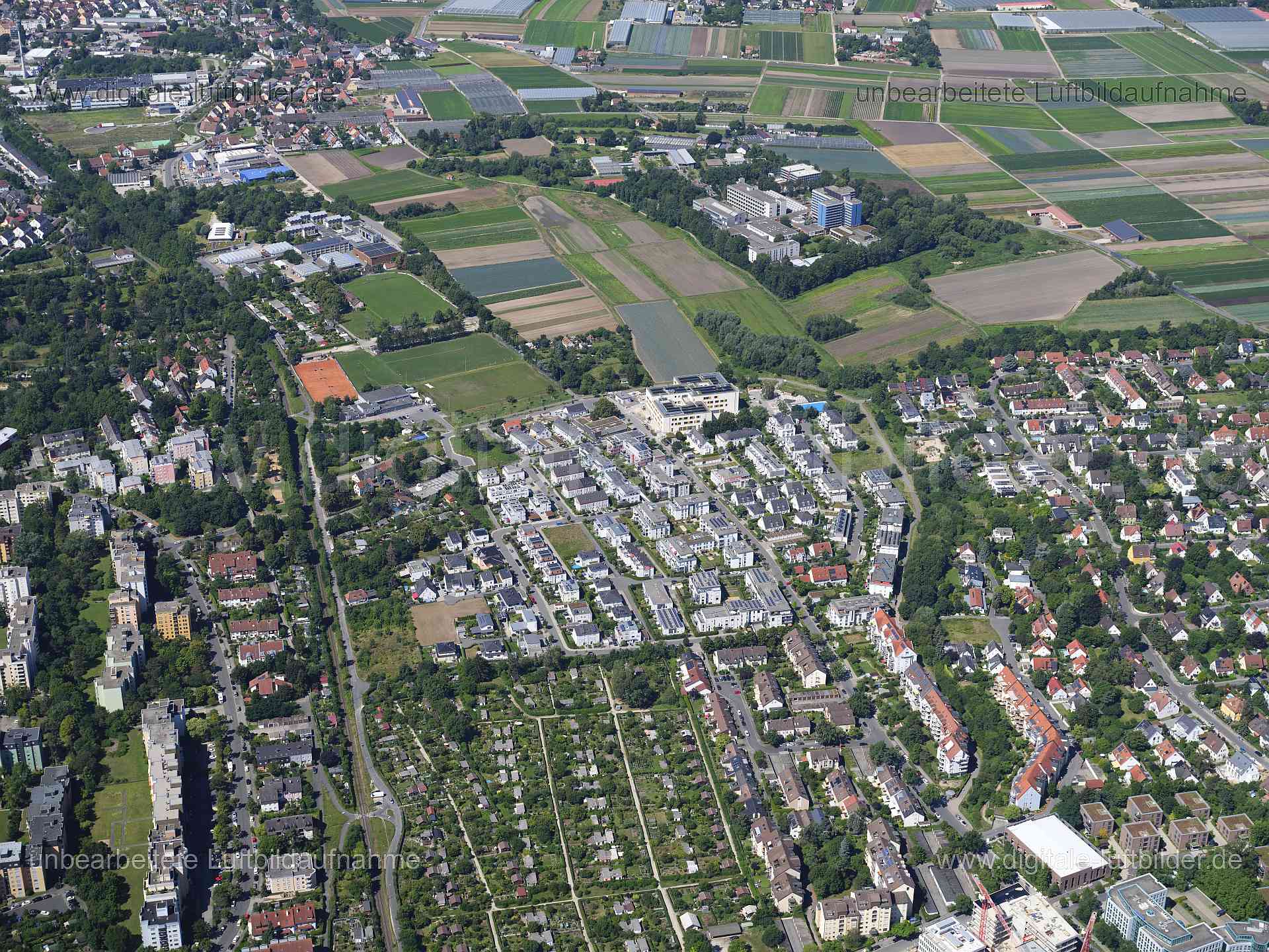 Luftaufnahme Forchheimer Straße in Nürnberg | Mittelfranken, Bayern