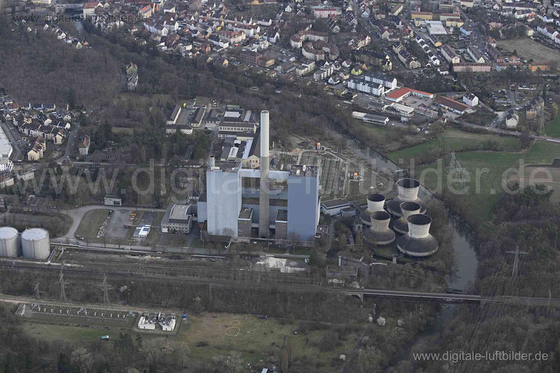 Luftaufnahme Frankenkraftwerk 1 in Nürnberg | Mittelfranken, Bayern