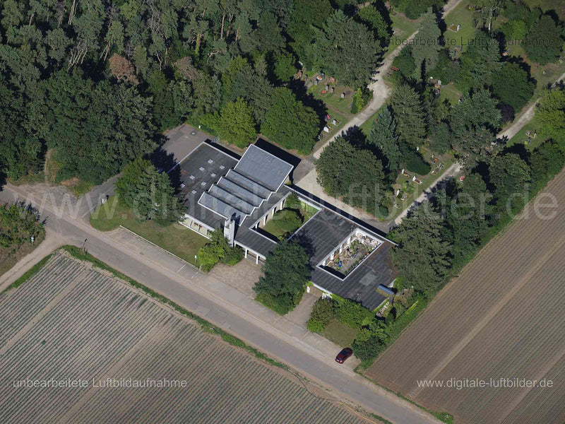 Luftaufnahme Friedhof Boxdorf in Nürnberg | Mittelfranken, Bayern