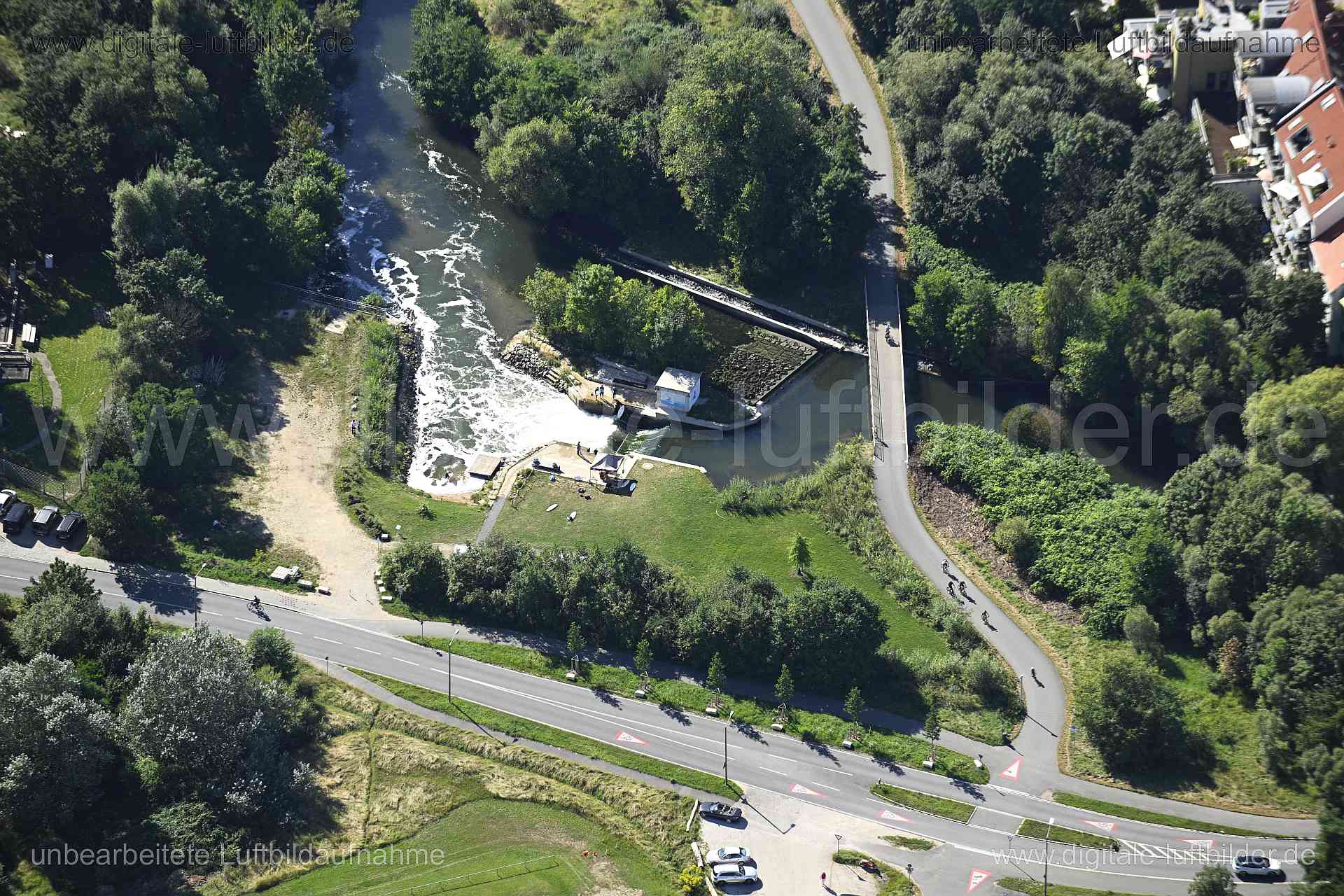 Luftaufnahme Fuchslochwelle in Nürnberg | Mittelfranken, Bayern