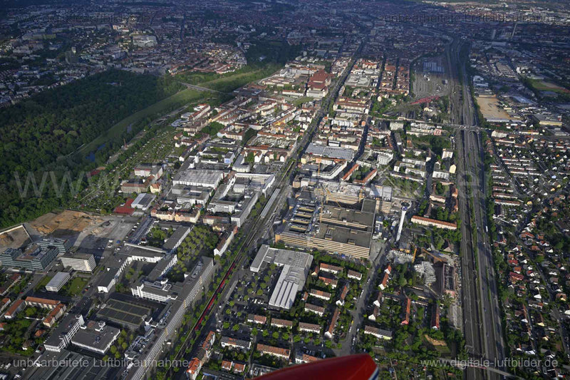 Luftaufnahme Fürther Straße in Nürnberg | Mittelfranken, Bayern