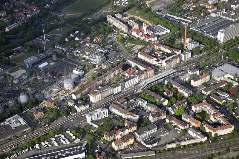 Luftaufnahme Fürther Straße in Nürnberg | Mittelfranken, Bayern