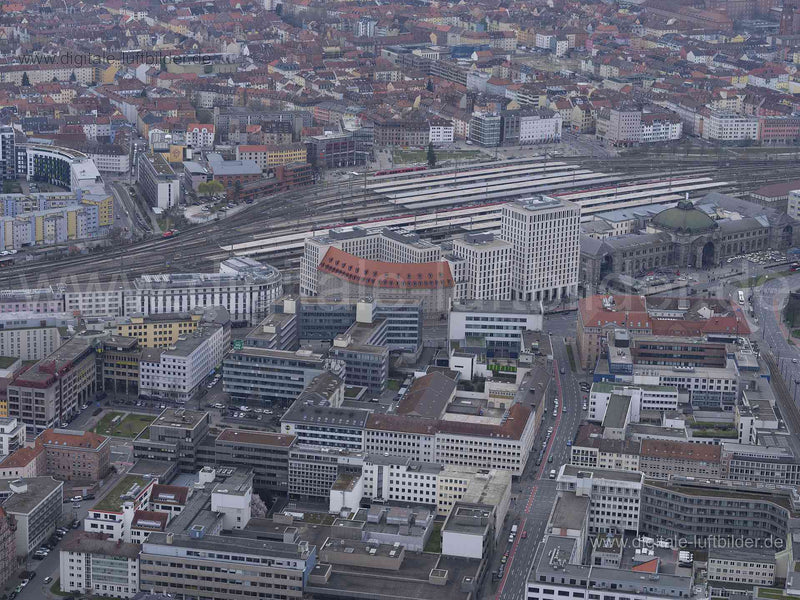 Luftaufnahme Gleißbühlstraße in Nürnberg | Mittelfranken, Bayern