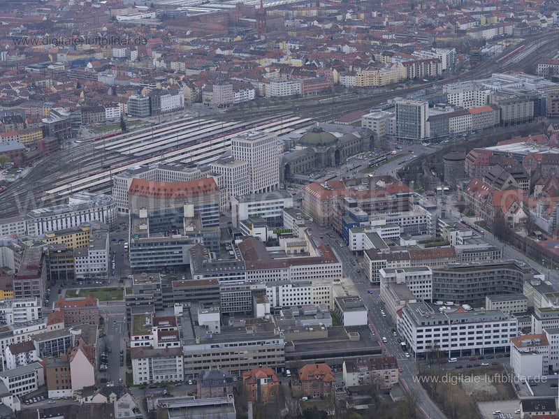 Luftaufnahme Gleißbühlstraße in Nürnberg | Mittelfranken, Bayern