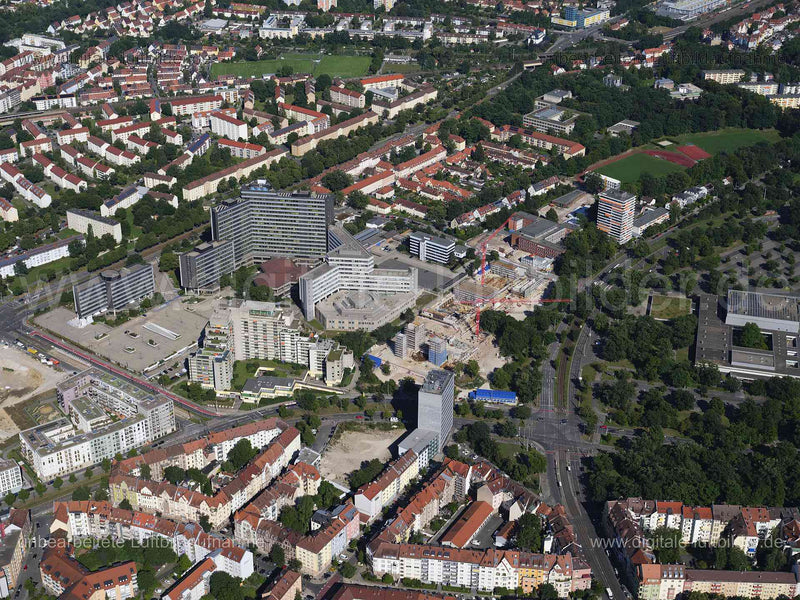Luftaufnahme Gleisshammer in Nürnberg | Mittelfranken, Bayern