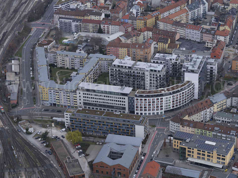 Luftaufnahme Glockenhof in Nürnberg | Mittelfranken, Bayern