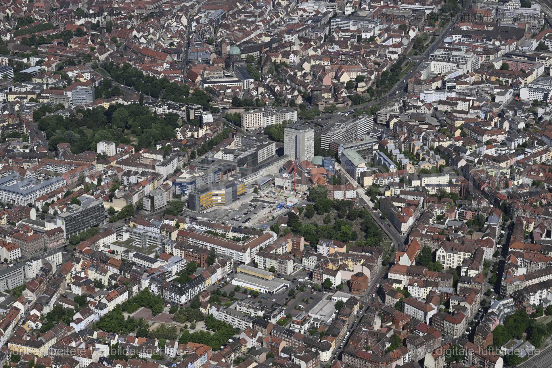 Luftaufnahme Gostenhof in Nürnberg | Mittelfranken, Bayern