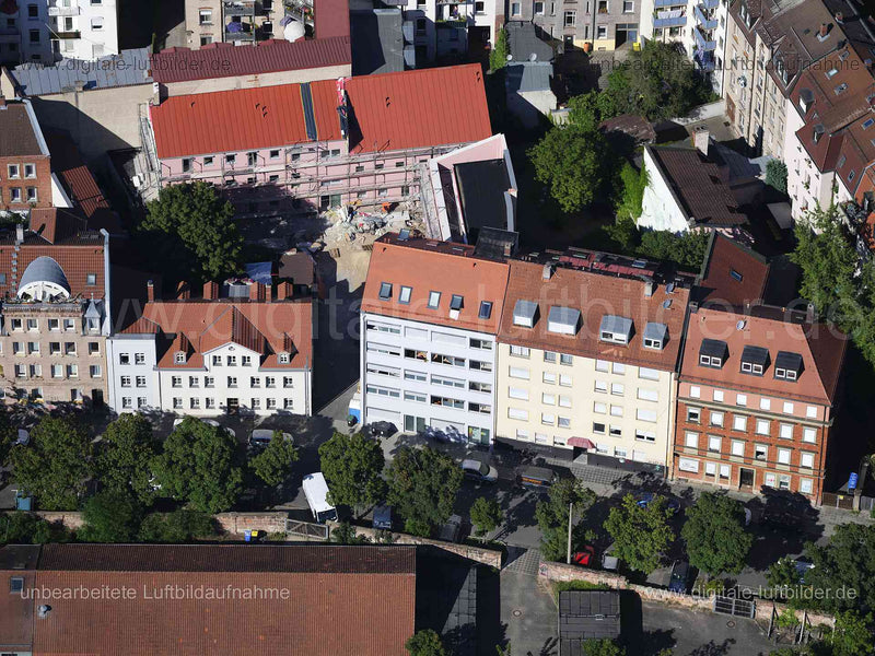 Luftaufnahme Gostenhof - Austraße in Nürnberg | Mittelfranken, Bayern
