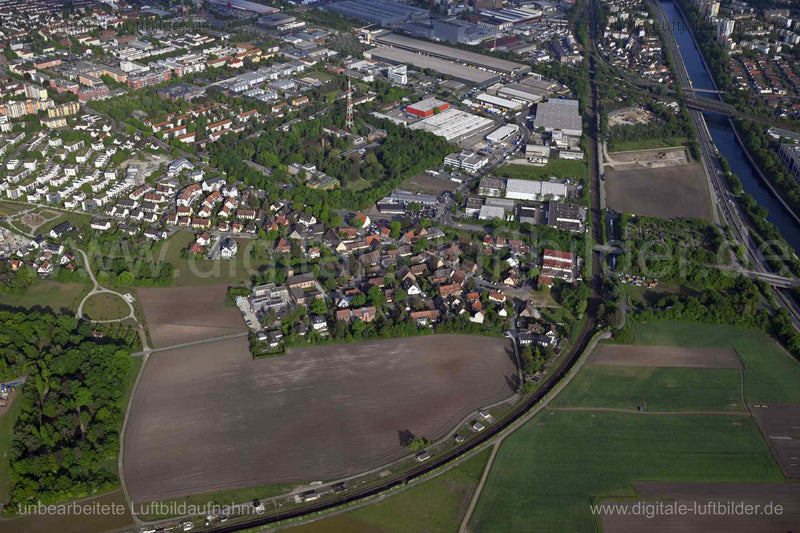 Luftaufnahme Großreut bei Schweinau in Nürnberg | Mittelfranken, Bayern