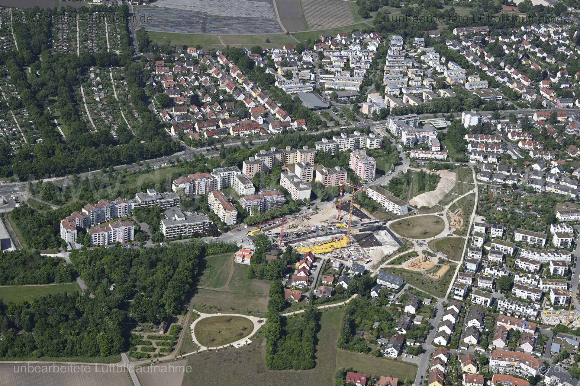 Luftaufnahme Großreuth bei Schweinau in Nürnberg | Mittelfranken, Bayern