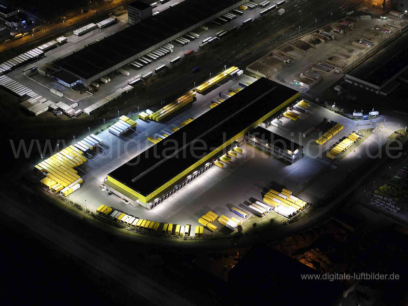 Luftaufnahme Hafen DHL in Nürnberg | Mittelfranken, Bayern