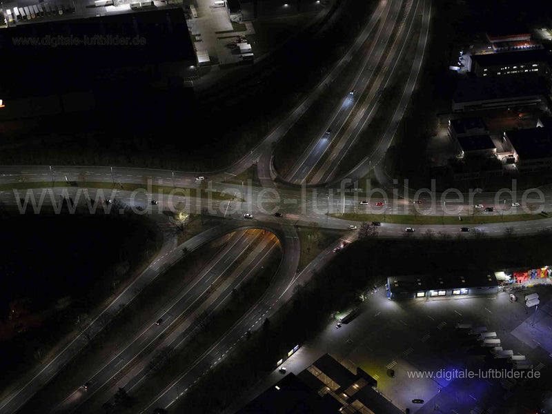 Luftaufnahme Hafenstraße in Nürnberg | Mittelfranken, Bayern