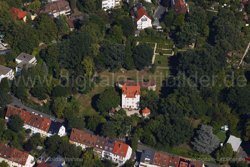 Luftaufnahme Hummelsteiner Schloss in Nürnberg | Mittelfranken, Bayern