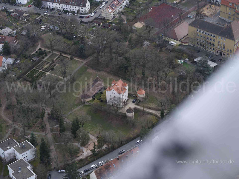 Luftaufnahme Hummelsteiner Schloss in Nürnberg | Mittelfranken, Bayern