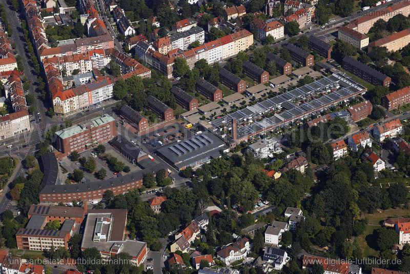 Luftaufnahme Im Posthof in Nürnberg | Mittelfranken, Bayern