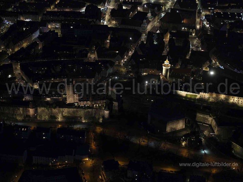 Luftaufnahme Kaiserburg in Nürnberg | Mittelfranken, Bayern