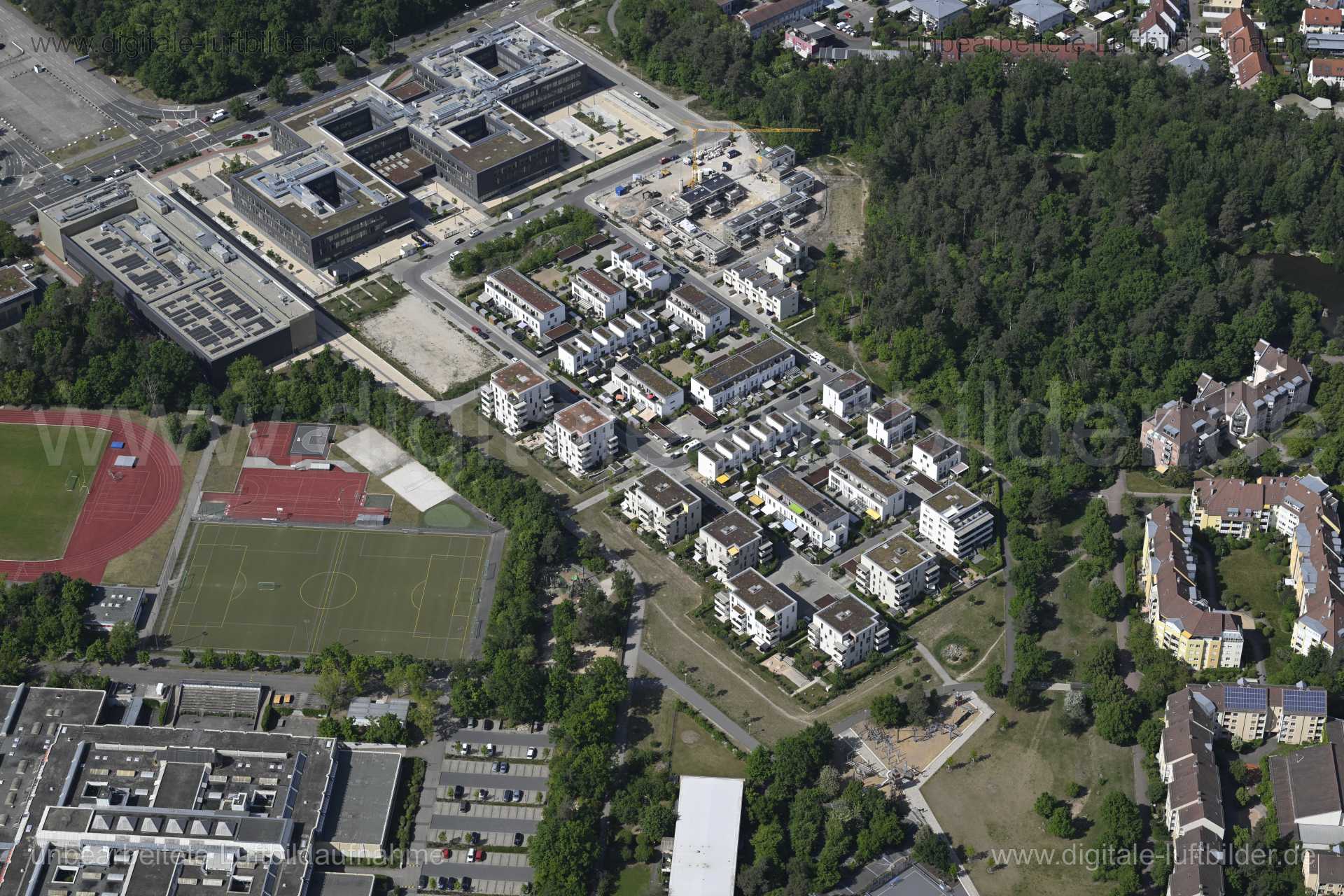 Luftaufnahme Karl-Schönleben-Park in Nürnberg | Mittelfranken, Bayern