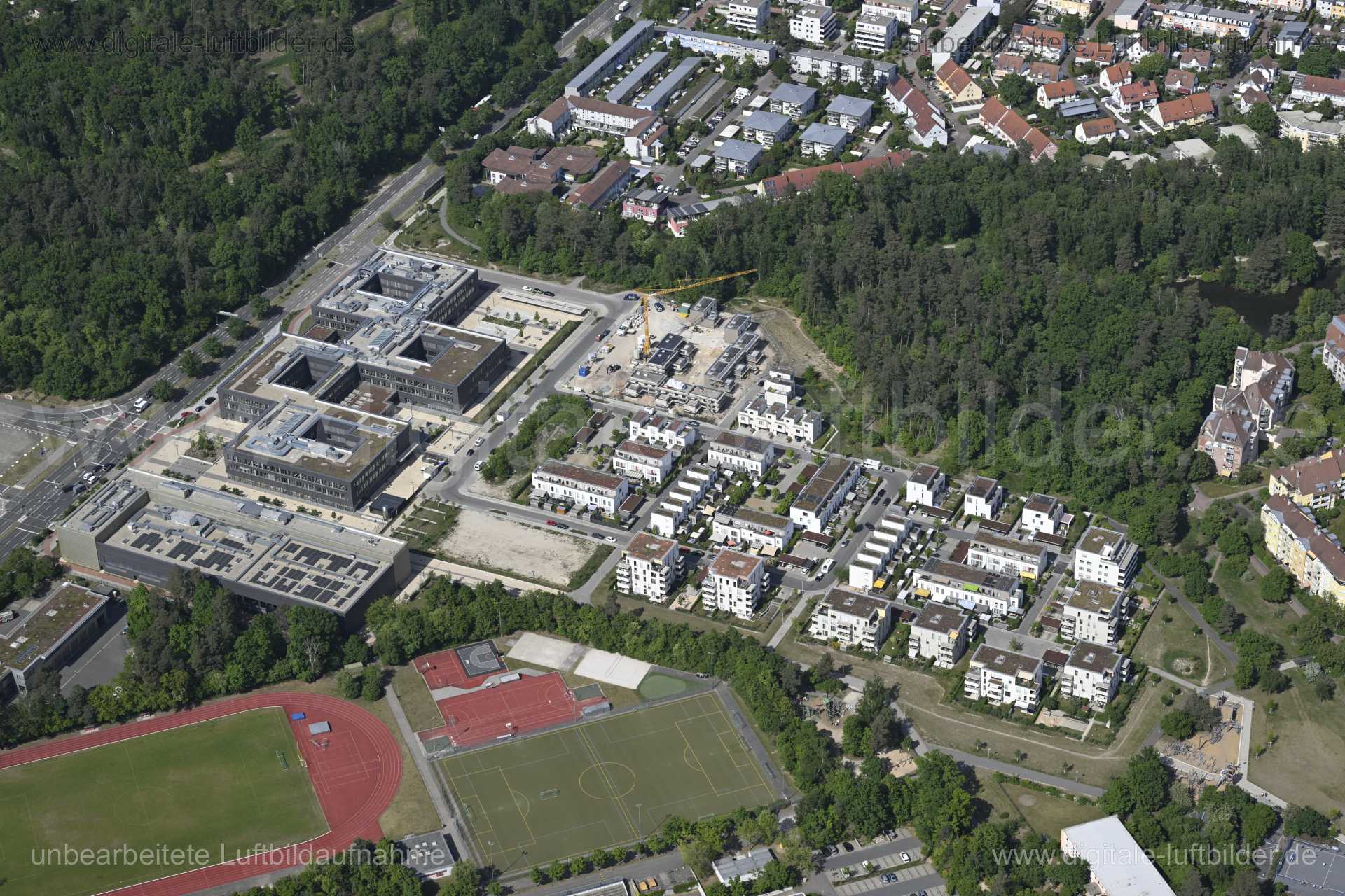Luftaufnahme Karl-Schönleben-Park in Nürnberg | Mittelfranken, Bayern