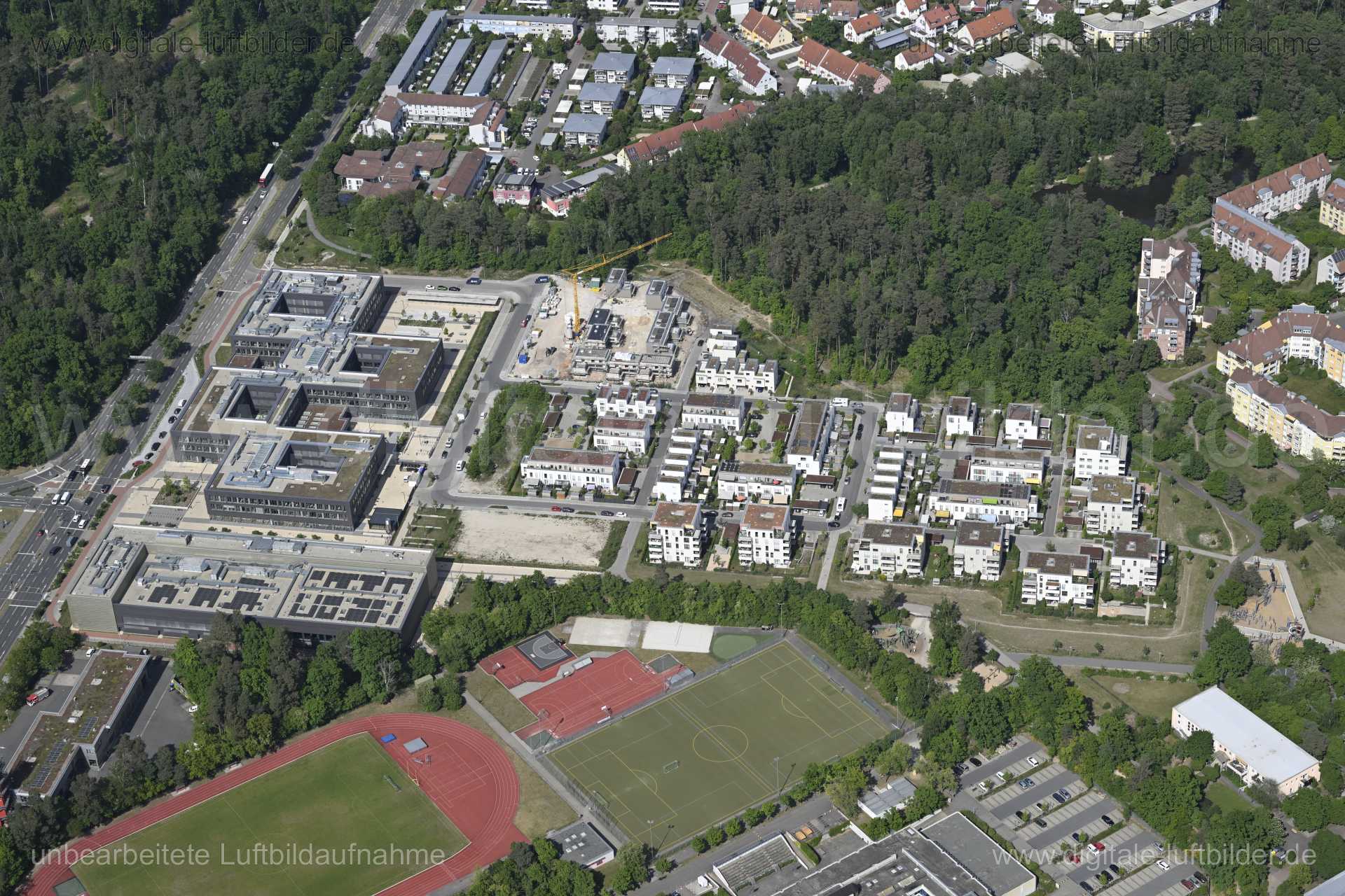 Luftaufnahme Karl-Schönleben-Park in Nürnberg | Mittelfranken, Bayern