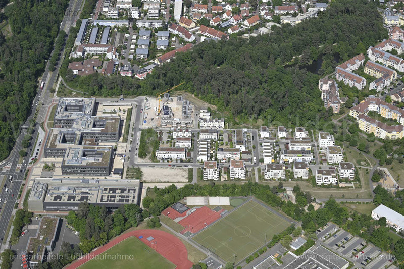 Luftaufnahme Karl-Schönleben-Park in Nürnberg | Mittelfranken, Bayern
