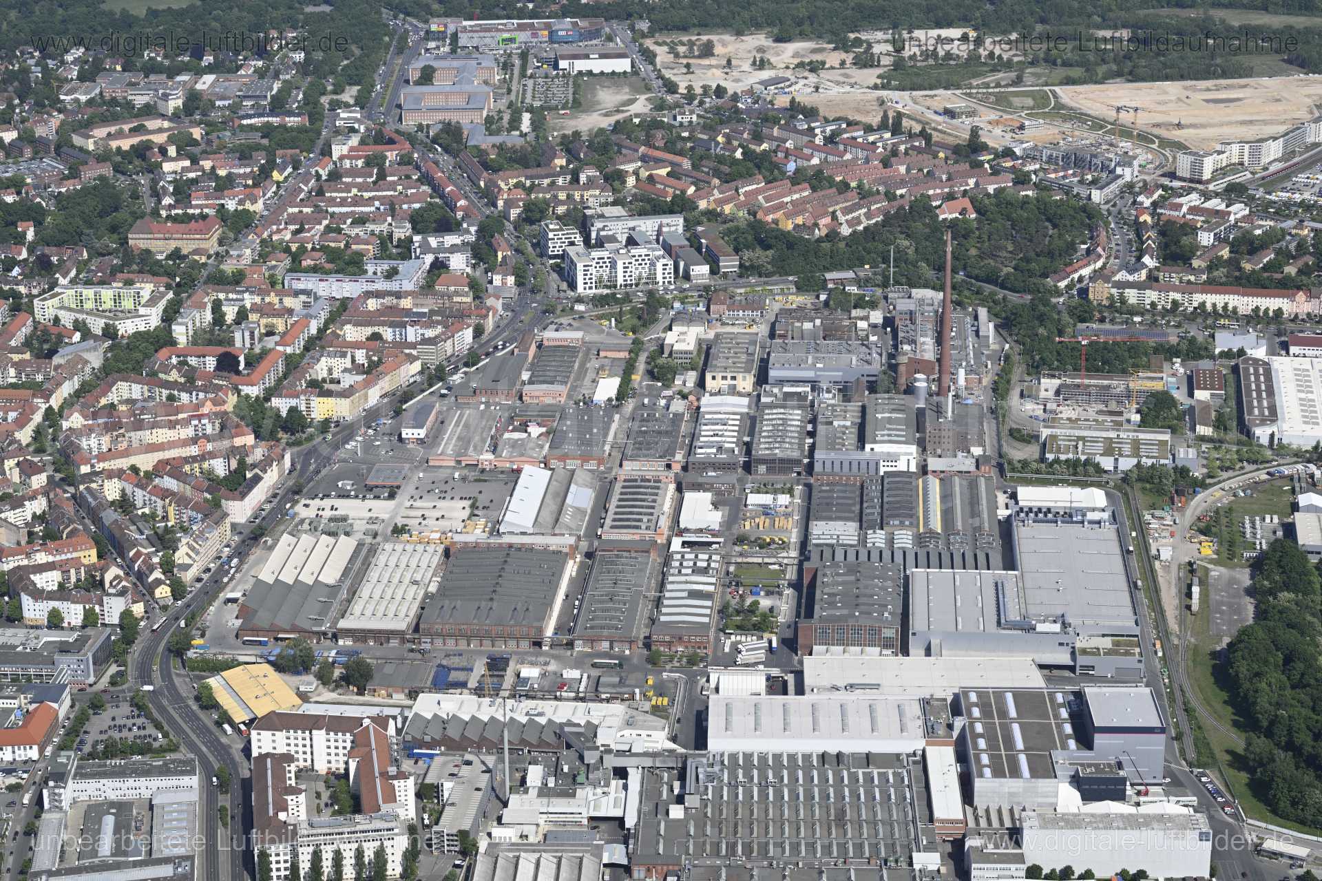 Luftaufnahme Katzwanger Straße in Nürnberg | Mittelfranken, Bayern