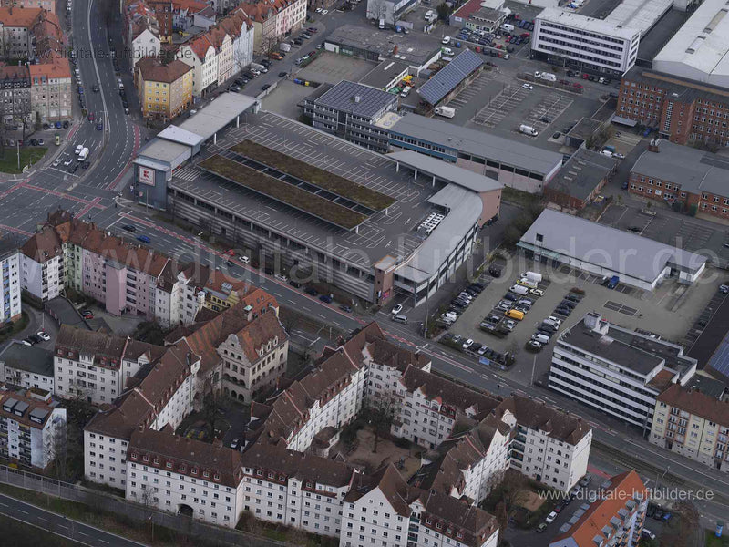 Luftaufnahme Kaufland Dianaplatz in Nürnberg | Mittelfranken, Bayern